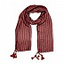 Multicolor threaded liner hijab - Light maroon